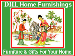 DHL Home Furnishings logo