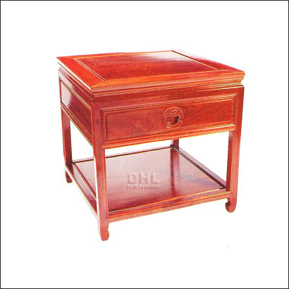 chinese rosewood furniture bedside cabinet plain design