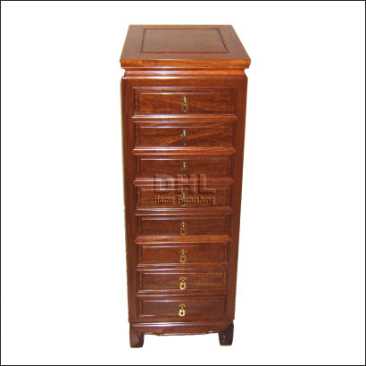 chinese rosewood furniture pedestal cabinet plain design
