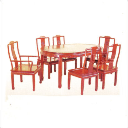 chinese rosewood furniture oval dining table long life design