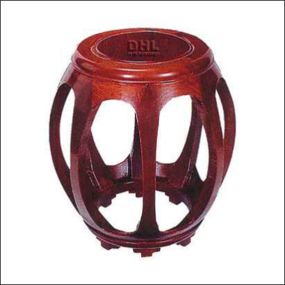 chinese rosewood furniture drum stool plain design