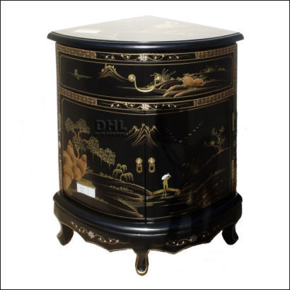 black-french-chinoiserie-corner-cabinet-front-view