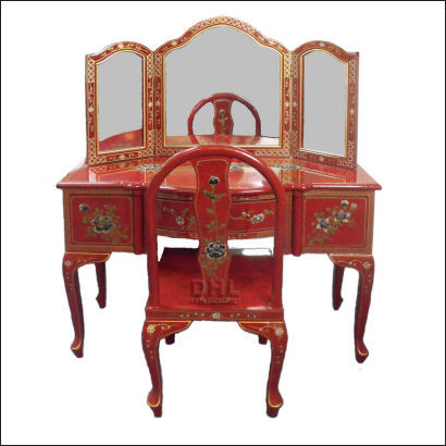 dressing-table-red-bird-and-flower