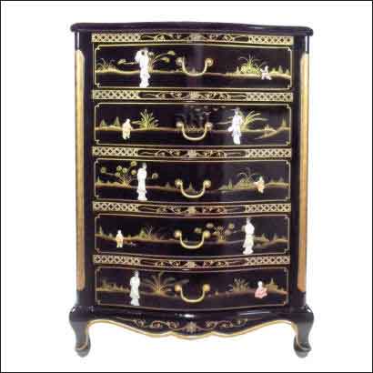 bedroom-black-mother-of-pearl-chest-of-5-drawers-front-view