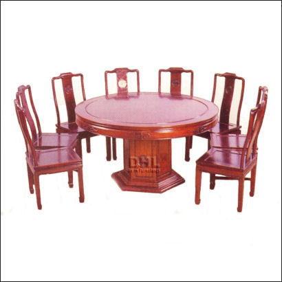 Chinese Rosewood Round Dining Table 8, Chinese Rosewood Round Dining Table