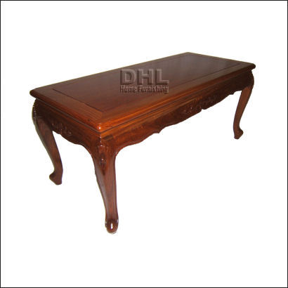 chinese rosewood furniture rectangular coffee table louis xv style